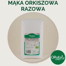 Mąka Orkiszowa Eko Razowa